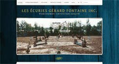 Desktop Screenshot of ecuriesgerardfontaine.com