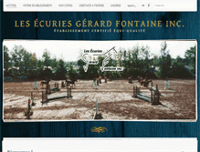 Tablet Screenshot of ecuriesgerardfontaine.com